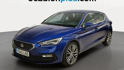 Usado Seat Leon XCELLENCE 150 CV (110 kW) 2021 Azul Monovolumen