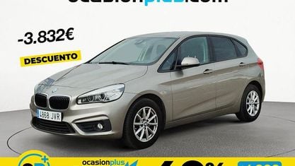 Käytetty BMW 218 Active Tourer 150 HP (110 kW) 2016 Harmaa Tila-auto