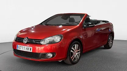 Usado VW Golf Cabriolet 105 CV (77 kW) 2012 Rojo Descapotable