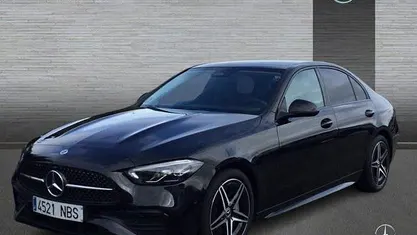 Usado Mercedes C220 AMG line 200 CV (147 kW) 2025 Negro obsidiana Berlina
