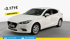 Blanco Usado 2018 Mazda 3 Berlina | 14.900 € (Precio justo)