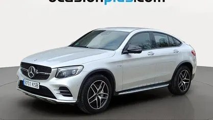 Usado Mercedes GLC43 AMG AMG 367 CV (269 kW) 2018 Gris plata Coupe