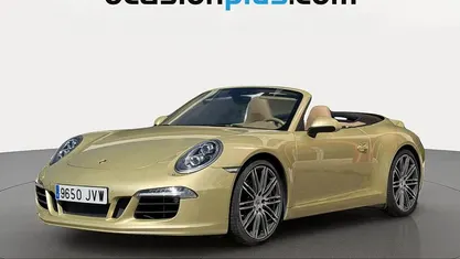 Usado Porsche 911 Carrera Cabriolet 350 CV (257 kW) 2016 Oro Descapotable