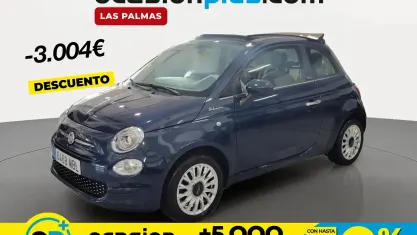 Usado Fiat 500 Dolcevita 70 CV (51 kW) 2022 Azul Descapotable