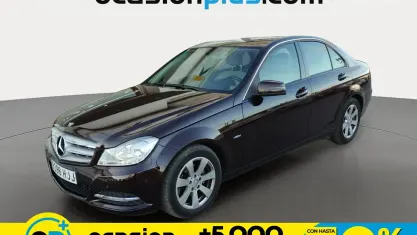Usado Mercedes C200 Edition 136 CV (100 kW) 2012 Marrón Berlina