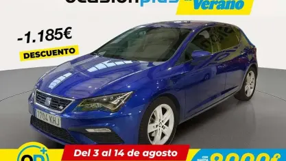 Usado Seat Leon FR 125 CV (91 kW) 2018 Azul Utilitario