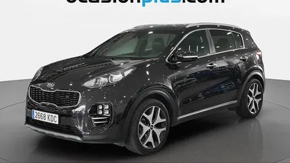 Brugt Kia Sportage GT-Line 136 HK (100 kW) 2017 Sort SUV
