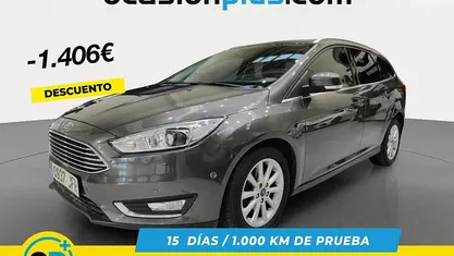 Gris Usado 2015 Ford Focus Titanium Monovolumen | 7584 € (Precio justo)