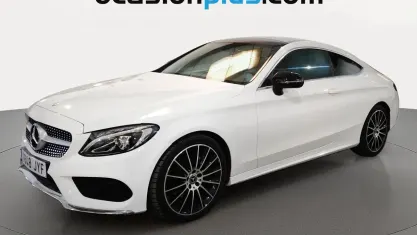 Usado Mercedes C220 AMG 170 CV (125 kW) 2017 Blanco Coupe