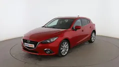 Rojo Usado 2017 Mazda 3 Luxury Utilitario | 13.799 € (Precio justo)