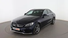 Azul Usado 2018 Mercedes C220 AMG line Berlina | 23.999 € (Precio justo)