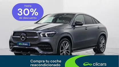 Usado Mercedes GLE400 330 CV (242 kW) 2020 Gris Coupe