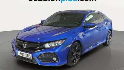 Usado Honda Civic Elegance 129 CV (94 kW) 2017 Azul Utilitario