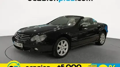 Usado Mercedes SL500 306 CV (225 kW) 2007 Negro Descapotable