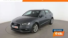 Gris Usado 2016 Audi A3 Sportback Ambiente Utilitario | 14.299 € (Precio justo)