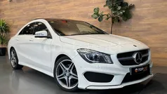 Blanco Usado 2015 Mercedes CLA220 AMG line Berlina | 22.990 € (Precio justo)