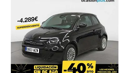 Negro Usado 2022 Fiat 500e Action Utilitario | 10.861 € (Buen precio)