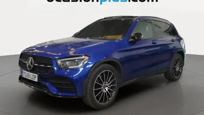 Usado Mercedes GLC200 AMG 197 CV (144 kW) 2019 Azul SUV