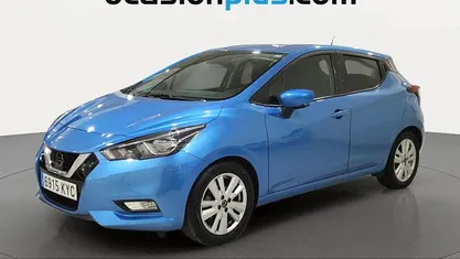 Usado Nissan Micra N-Connecta 101 CV (74 kW) 2019 Azul Utilitario