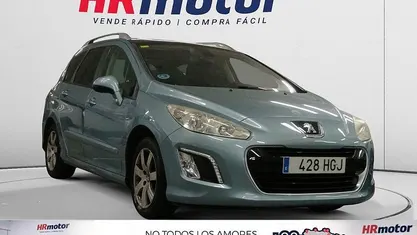 Usado Peugeot 308 SW 121 CV (88 kW) 2011 Azul Familiar