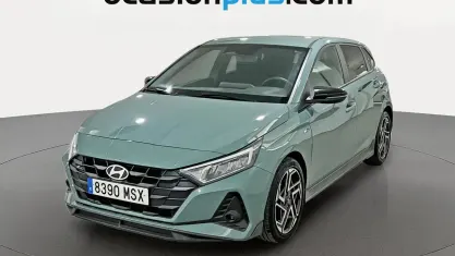 Usado Hyundai i20 N Line 80 CV (58 kW) 2024 Verde Utilitario