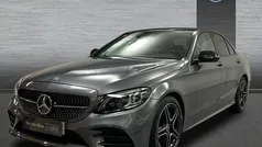 Gris selenita Usado 2019 Mercedes C220 AMG line Berlina | 27.600 € (Precio justo)