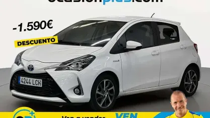 Usado Toyota Yaris Hybrid 100 CV (73 kW) 2019 Blanco Utilitario