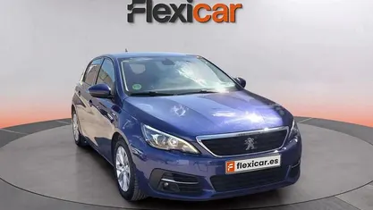 Usado Peugeot 308 Allure 131 CV (96 kW) 2020 Azul Familiar