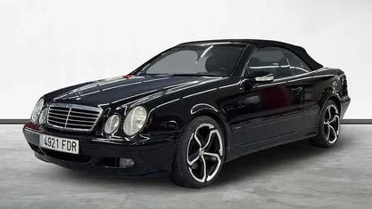 Usado Mercedes CLK200 Elegance 163 CV (119 kW) 2003 Negro Descapotable