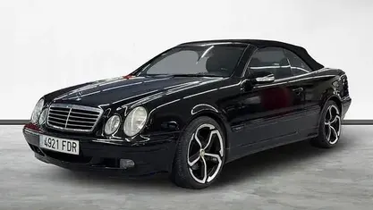 Usado Mercedes CLK200 Elegance 163 CV (119 kW) 2003 Negro Descapotable