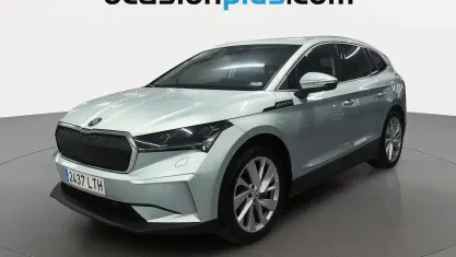 Usado Skoda Enyaq iV 150 kW (204 CV) 2021 Gris plata SUV