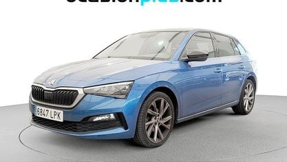 Brugt Skoda Scala Sport 150 HK (110 kW) 2021 Blå Hatchback