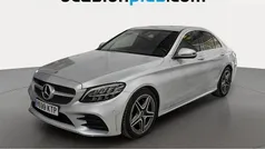 Gris plata Usado 2019 Mercedes C220 AMG Berlina | 28.046 € (Precio justo)