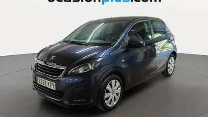 Usado Peugeot 108 Active 82 CV (60 kW) 2017 Azul Utilitario