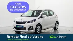 Blanco Usado 2021 Peugeot 108 Active Utilitario | 10.290 € (Precio justo)