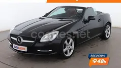Negro Usado 2016 Mercedes SLK200 Descapotable | 20.599 € (Precio justo)