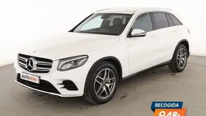Usado Mercedes GLC220 AMG line 170 CV (125 kW) 2017 Blanco SUV
