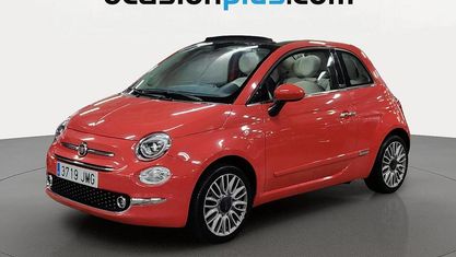 Używany Fiat 500C Lounge 69 KM (50 kW) 2016 Czerwony Kabriolet