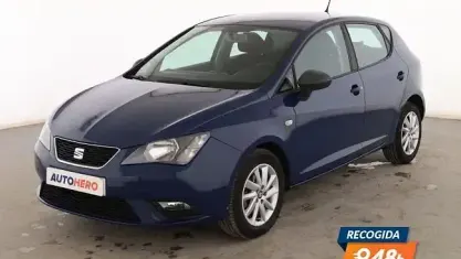 Usado Seat Ibiza Reference 90 CV (66 kW) 2016 Azul Berlina
