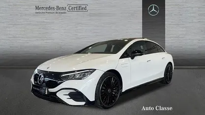 Begagnad Mercedes EQE350 AMG line 214 kW (292 HK) 2023 Vit Sedan
