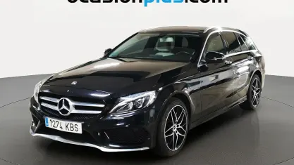 Usado Mercedes C220 AMG 170 CV (125 kW) 2017 Negro Familiar
