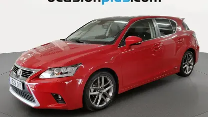 Usado Lexus CT200h Luxury Line 136 CV (100 kW) 2015 Rojo Utilitario