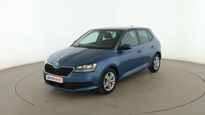 Usado Skoda Fabia Ambition 95 CV (69 kW) 2021 Azul Utilitario