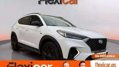 Käytetty Hyundai Tucson N Line 136 HP (100 kW) 2019 Valkoinen Katumaasturi