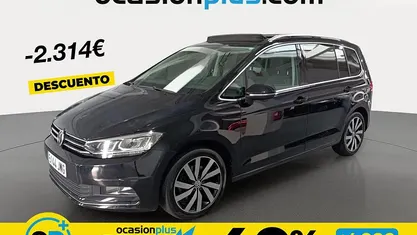 Usado VW Touran Sportline 150 CV (110 kW) 2017 Negro Monovolumen