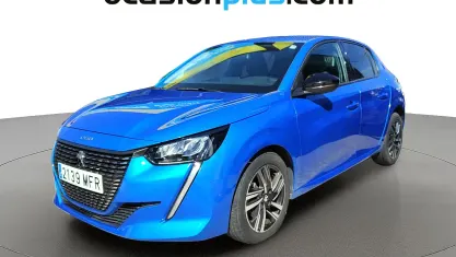 Usado Peugeot 208 Allure 100 CV (73 kW) 2023 Azul Utilitario