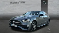 Gris Usado 2022 Mercedes C220 AMG line Coupe | 43.900 € (Precio justo)