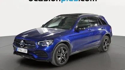 Usado Mercedes GLC200 AMG 163 CV (119 kW) 2020 Azul SUV