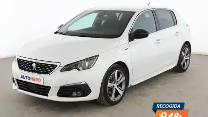 Usado Peugeot 308 GT-line 130 CV (95 kW) 2021 Blanco Berlina