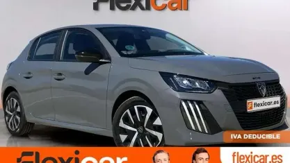 Usado Peugeot 208 Allure 102 CV (75 kW) 2024 Gris Utilitario